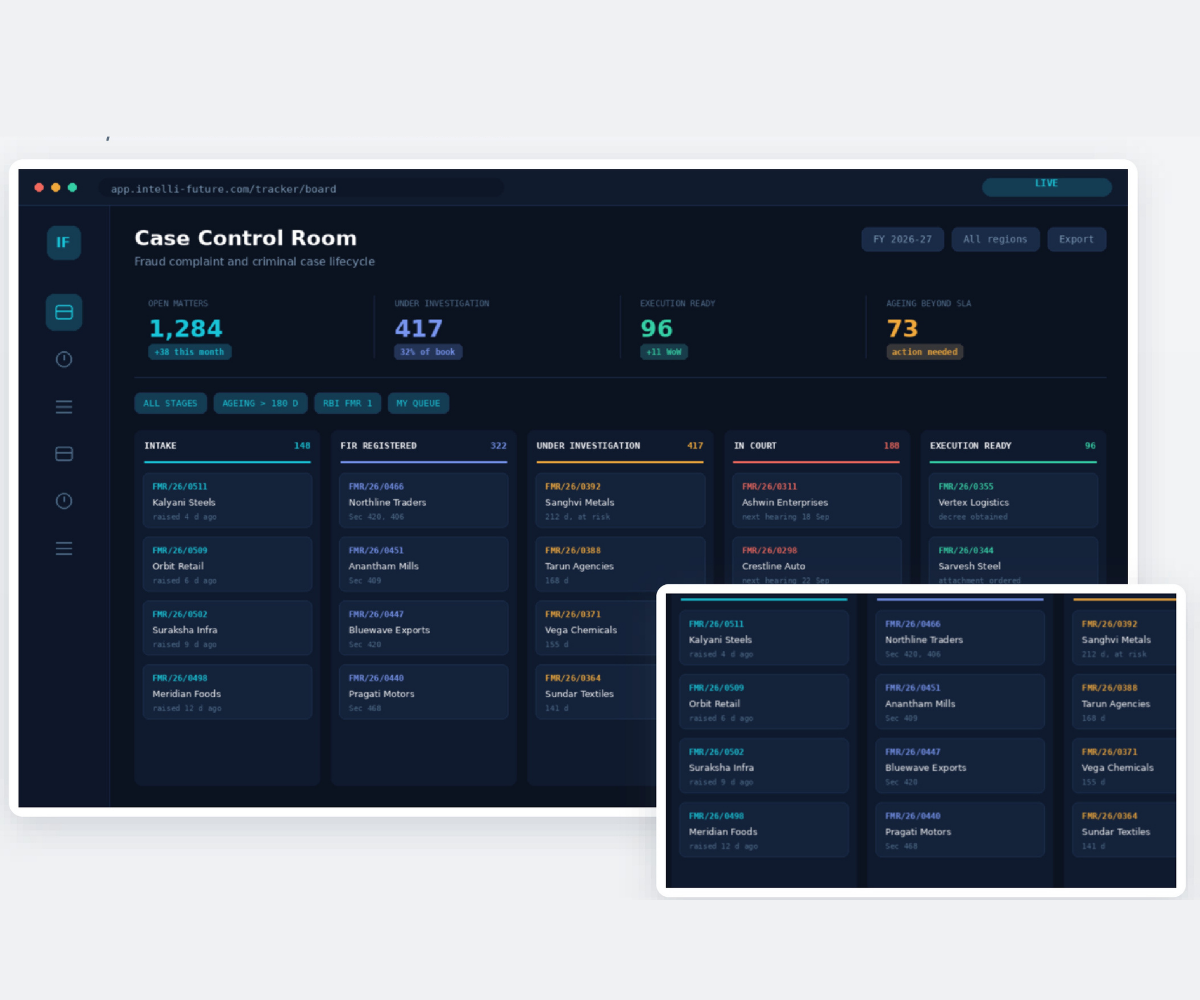 IntelliTracker case management